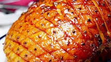 Maple honey mustard glazed ham recipe