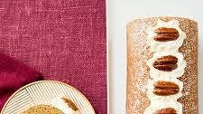 Maple-Pecan Cake Roll