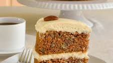Maple Pecan Carrot Cake with Maple Buttercream Frosting