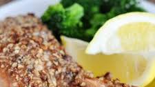 Maple Pecan Crusted Salmon