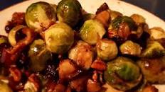 Maple-Roasted Brussels Sprouts with Apples and Cranberries