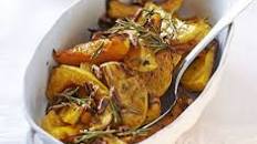 Maple-roasted squash with pecans