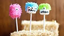 Marshmallow Monster Pops