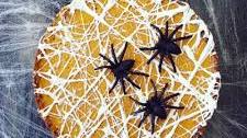 Marshmallow Spiderweb Pumpkin Tart