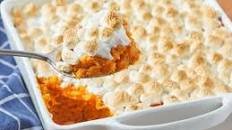 Mashed Sweet Potatoes with Marshmallows
