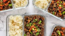 Meal Prep Ginger Ground Beef Bowls