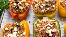 Mediterranean Turkey Stuffed Peppers