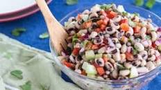 Mexican Black-eyed Pea Salad with Lime Vinaigrette