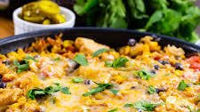 Mexican Chicken and Rice Casserole