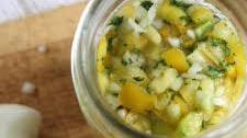 Mild Fermented Salsa (with yellow tomatoes)