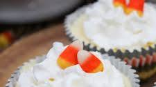 Mini Candy Corn Cheesecakes
