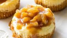Mini Caramel Apple Cheesecakes