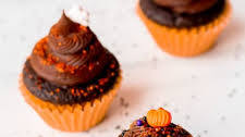 Mini Chocolate Halloween Cupcakes