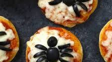 Mini Spider Pizzas