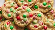 M&M Christmas Cookies