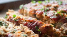 Moist Turkey Meatloaf with Grated Veggies