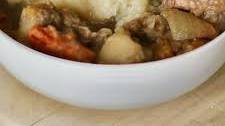 Mom's Hearty Beef Stew with Dumplings