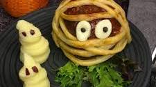 Mummy Meatloaf and Mashed Boo-tatoes