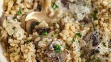 Mushroom Barley Risotto