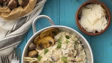 Mushroom & chestnut creamy risotto