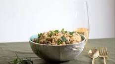 Mushroom Orzo Salad