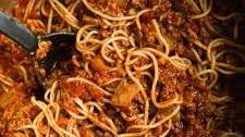 Mushroom Spaghetti Sauce with Ground Beef