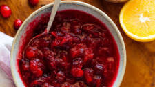 Naturally Sweetened Cranberry Sauce