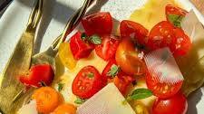 No Bake Caprese Lasagna
