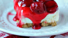 No Bake Cherry Cheesecake Bars
