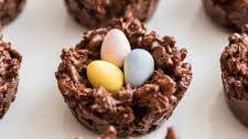 No-Bake Chocolate Bird Nests