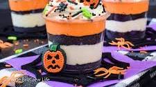No Bake Halloween Cheesecake Cups