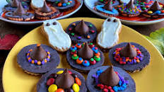 No-Bake Halloween Treats: Chocolate Witch Hats and Ghosts