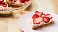 No Bake Sugar Free Strawberry Cheesecake