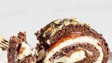 Nutella Swiss Roll Cake