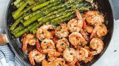 One Pan Shrimp and Asparagus