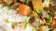 One Pot Coconut Curry Beef Stew