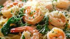 One-Pot Lemon Garlic Shrimp Pasta