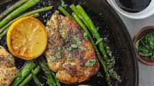One Skillet Lemon Herb Chicken