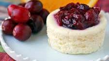 Orange Cranberry Cheesecake Cups