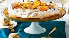 Orange, Cranberry & Pistachio Pavlova