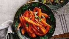Orange & honey glazed carrots