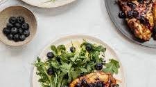 Oven Roasted Chicken with Blueberry Fig Balsamic