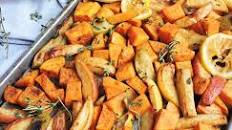 Oven Roasted Sweet Potatoes & Apples