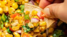 Pan-Grilled Corn Salsa