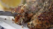 Pan Seared Herb Crusted Chicken Breasts