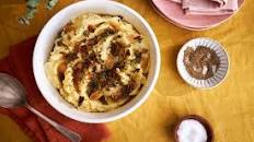 Parmesan Mashed Potatoes With Crispy Garlic & Herb Oil