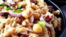 Pasta salad with dried cranberries