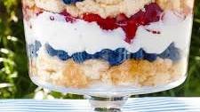 Patriotic Berry Trifle