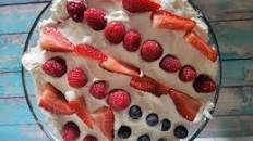 Patriotic Berry Trifle