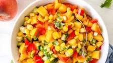 Peach Corn Salsa